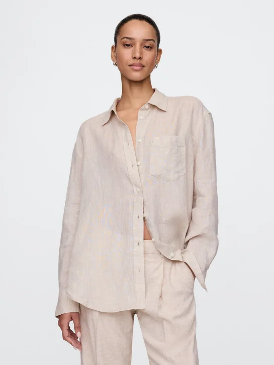 GAP Áo Sơ Mi Nữ - Oversize