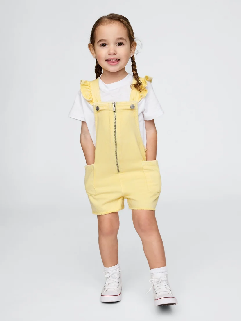 GAP Quần Yếm Em Bé Gái Toddler