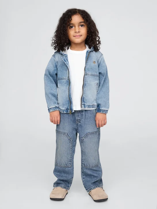 GAP Quần Jeans Dài Em Bé Trai Toddler - Baggy