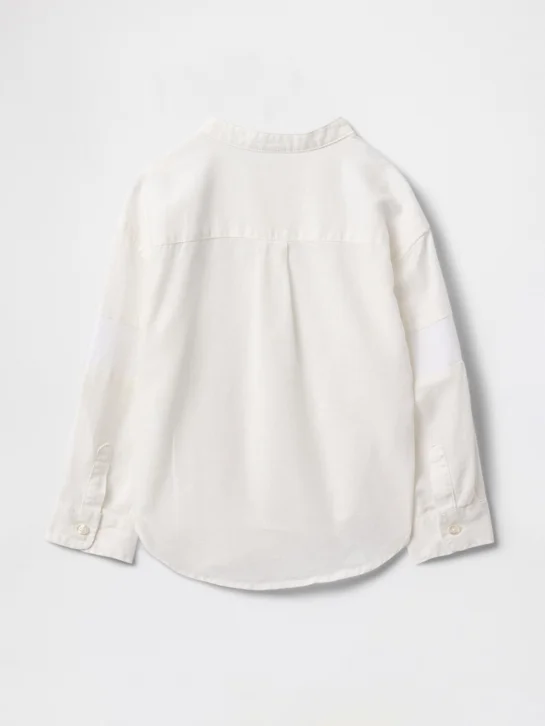 GAP Áo Sơ Mi Tay Dài Em Bé Trai Toddler