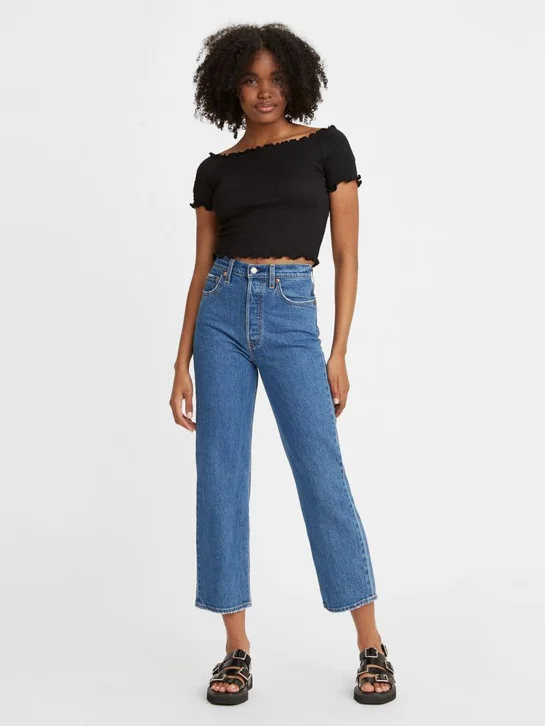 LEVI'S Quần Jeans Nữ Dài - Straight Ankle Ribcage