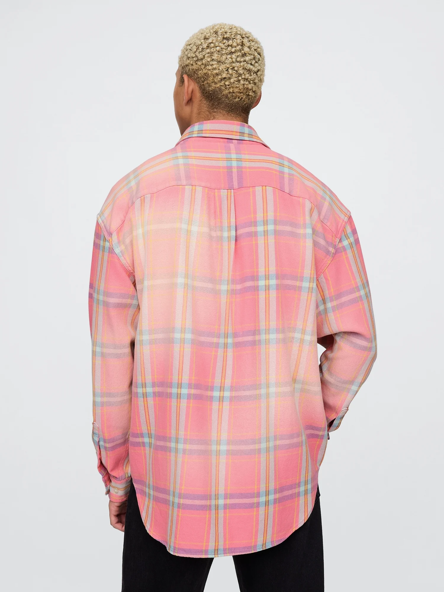 GAP Áo Sơ Mi Tay Dài Nam - Big Shirt