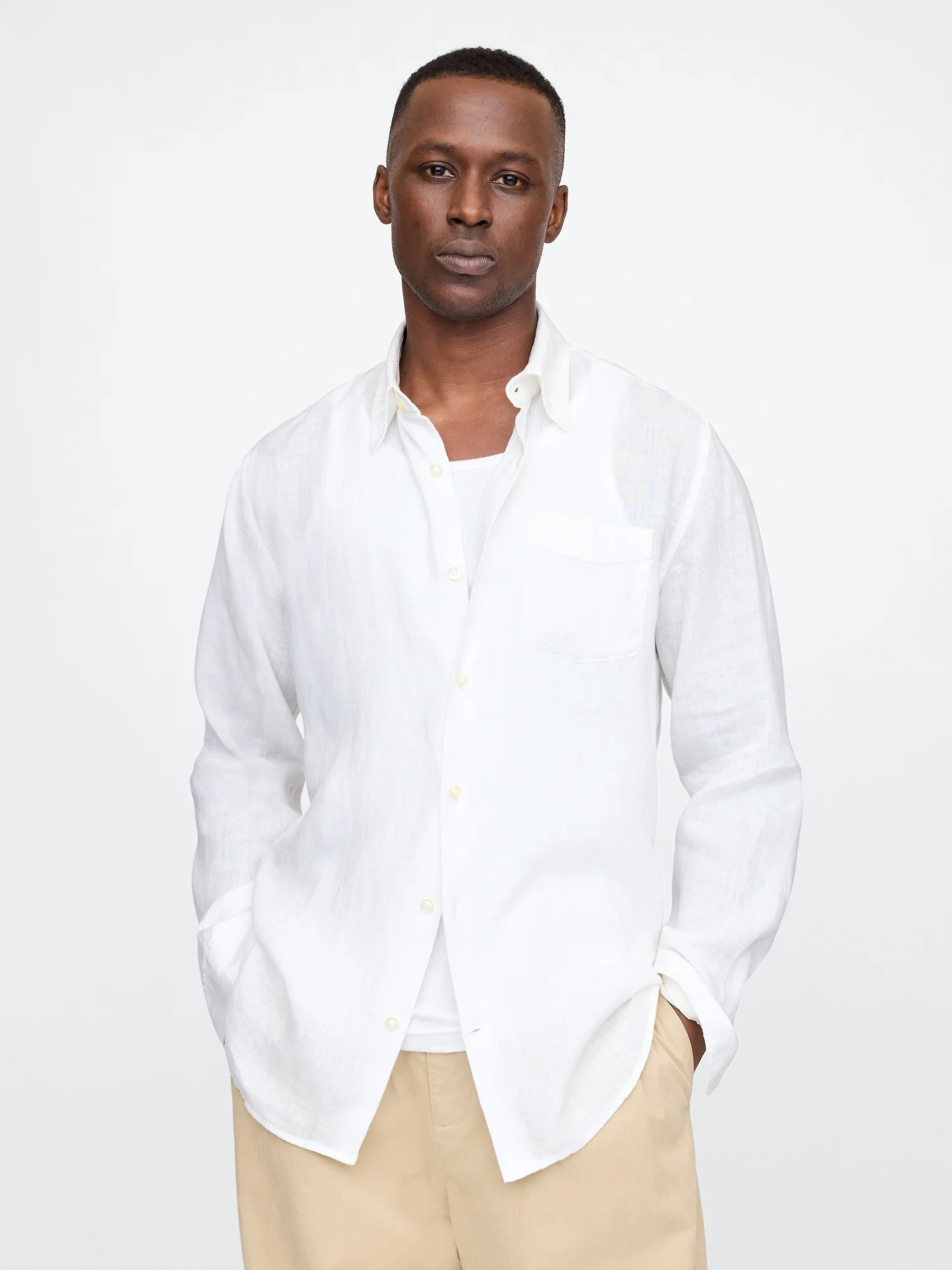 GAP Áo Sơ Mi Nam - Classic Shirt