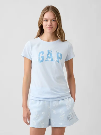 GAP Áo Thun Tay Ngắn Nữ