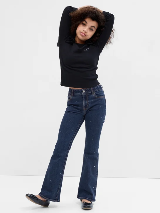 GAP Quần Jeans Dài Bé Gái