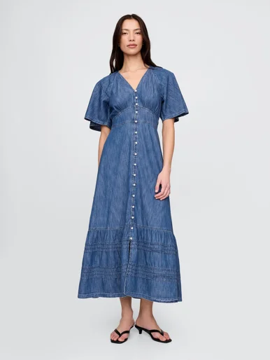 GAP Đầm Denim Nữ