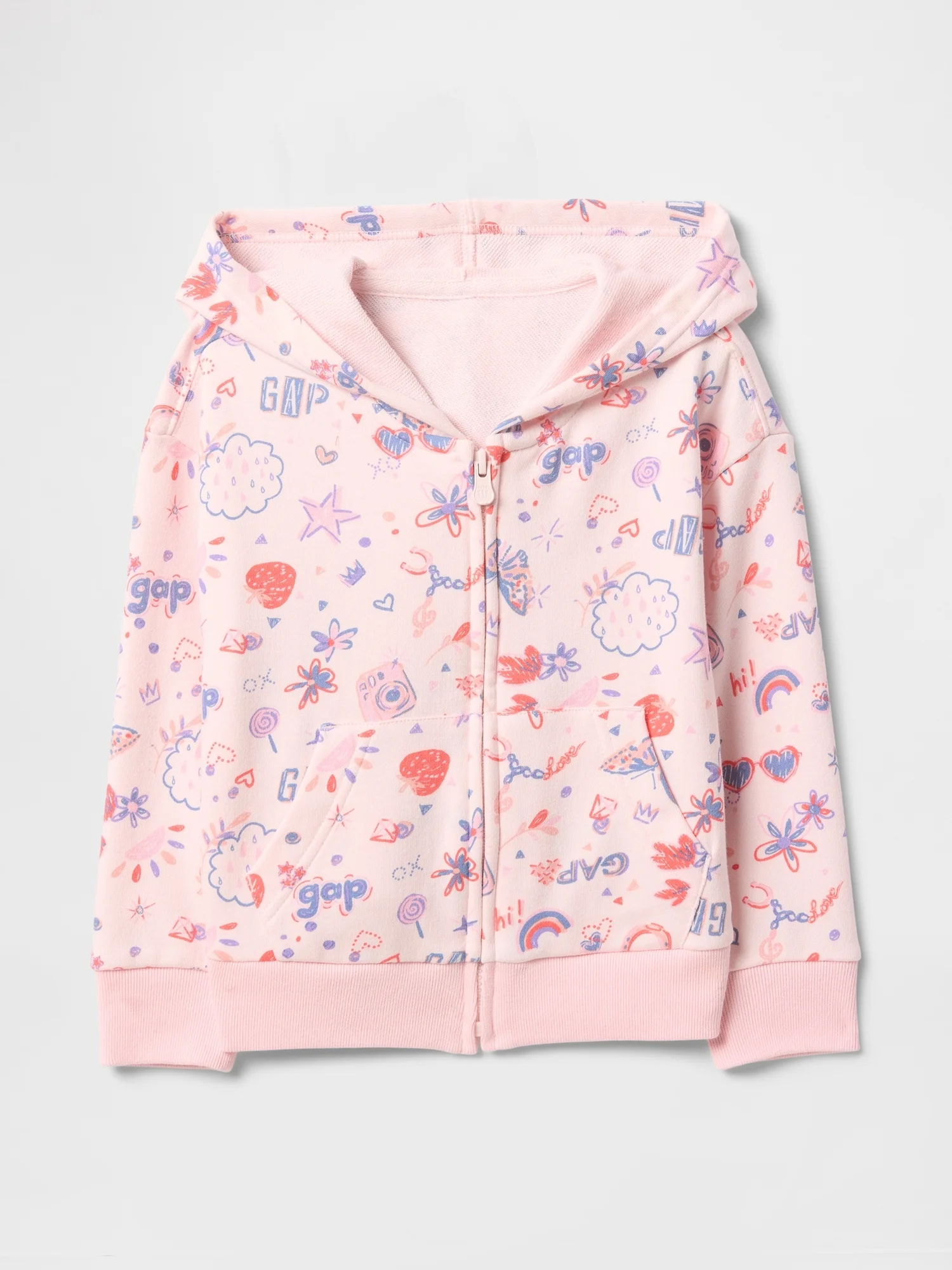 GAP Áo Hoodie Em Bé Gái Toddler - Relaxed