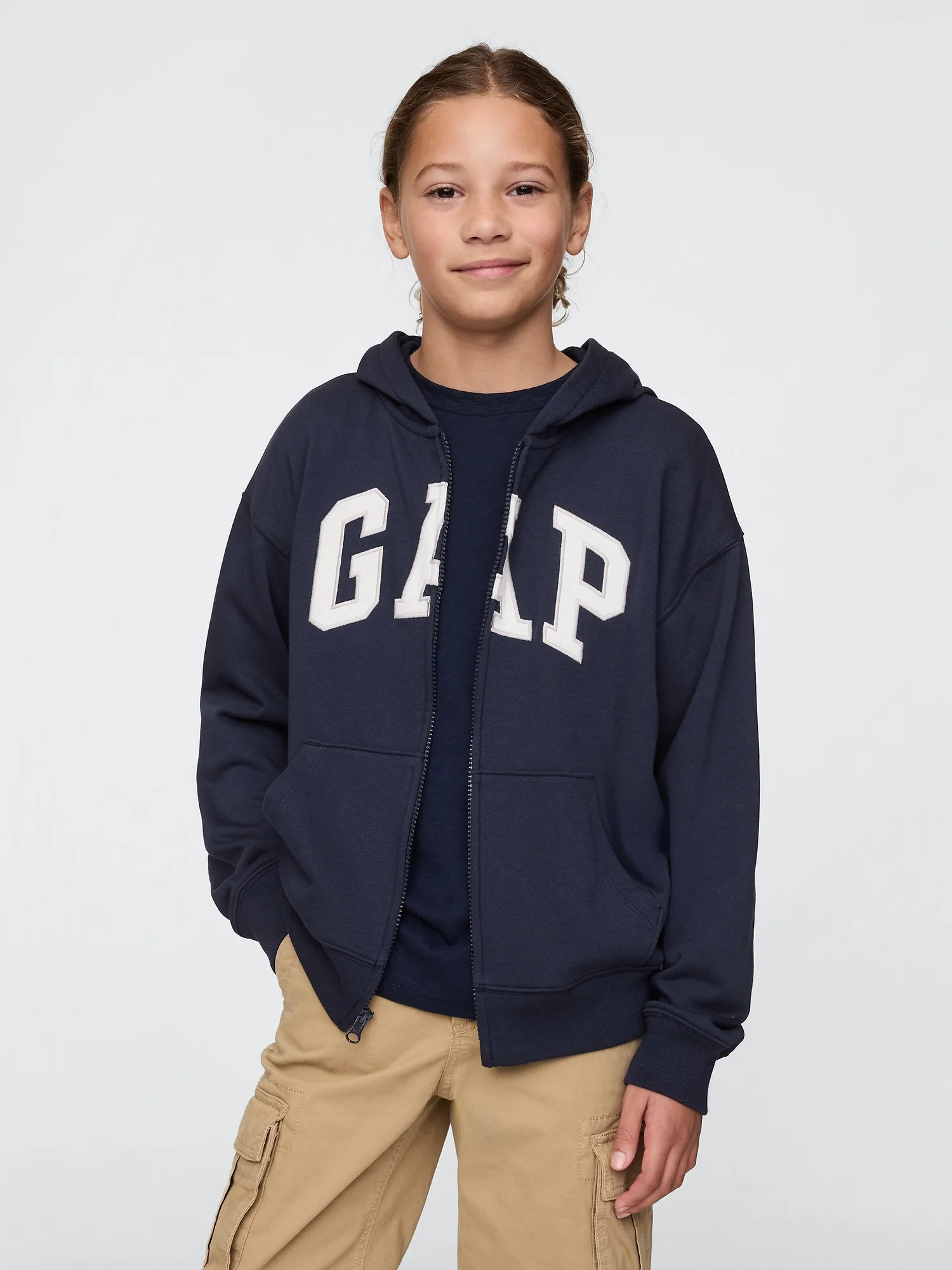 GAP Áo Hoodie Bé Trai - Logo - Relaxed
