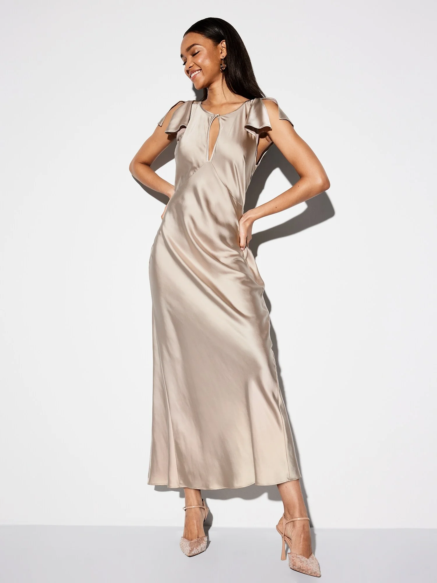 OLD NAVY Đầm Tay Ngắn Nữ