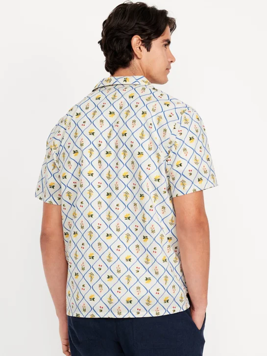 OLD NAVY Áo Sơ Mi Tay Ngắn Nam