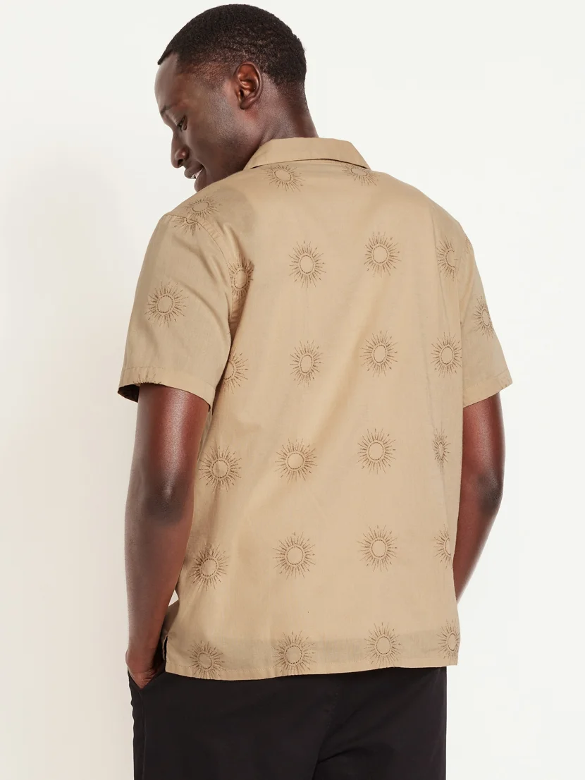 OLD NAVY Áo Sơ Mi Tay Ngắn Nam