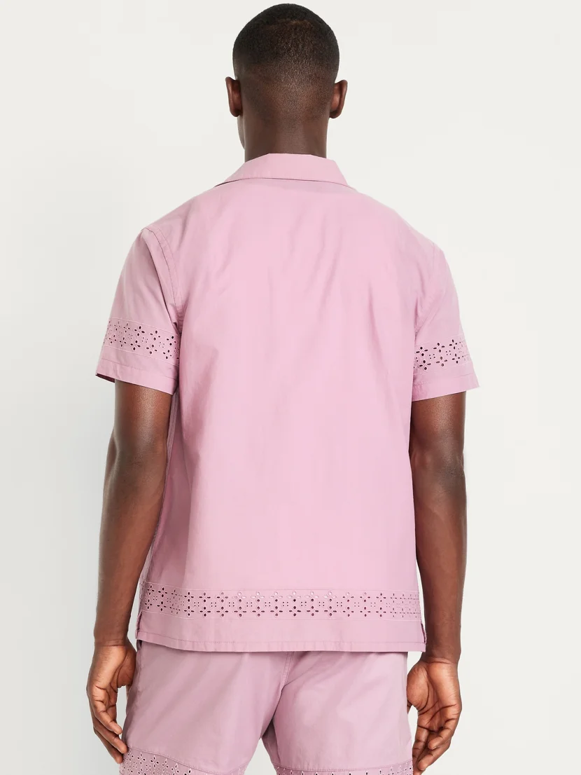 OLD NAVY Áo Sơ Mi Tay Ngắn Nam