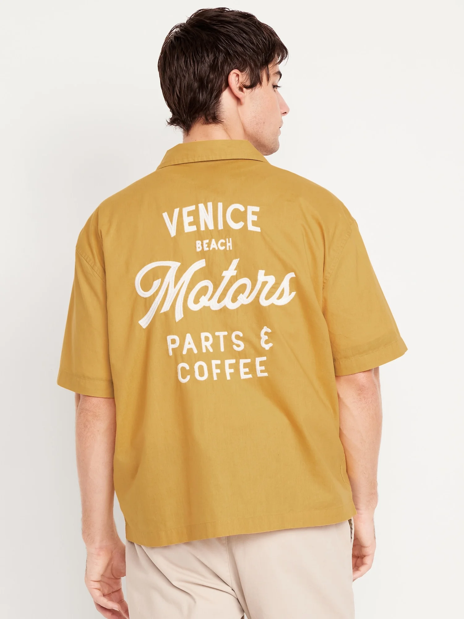 OLD NAVY Áo Sơ Mi Tay Ngắn Nam