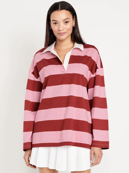 OLD NAVY Áo Thun Tay Dài Nữ - Oversize