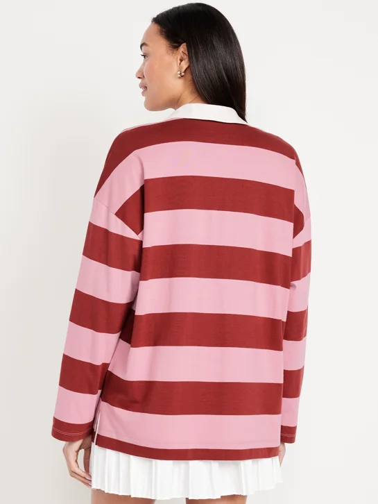 OLD NAVY Áo Thun Tay Dài Nữ - Oversize