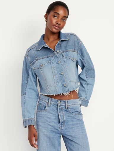OLD NAVY Áo Khoác Jean Nữ