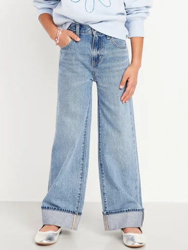 OLD NAVY Quần Jean Dài Trẻ Em - Baggy