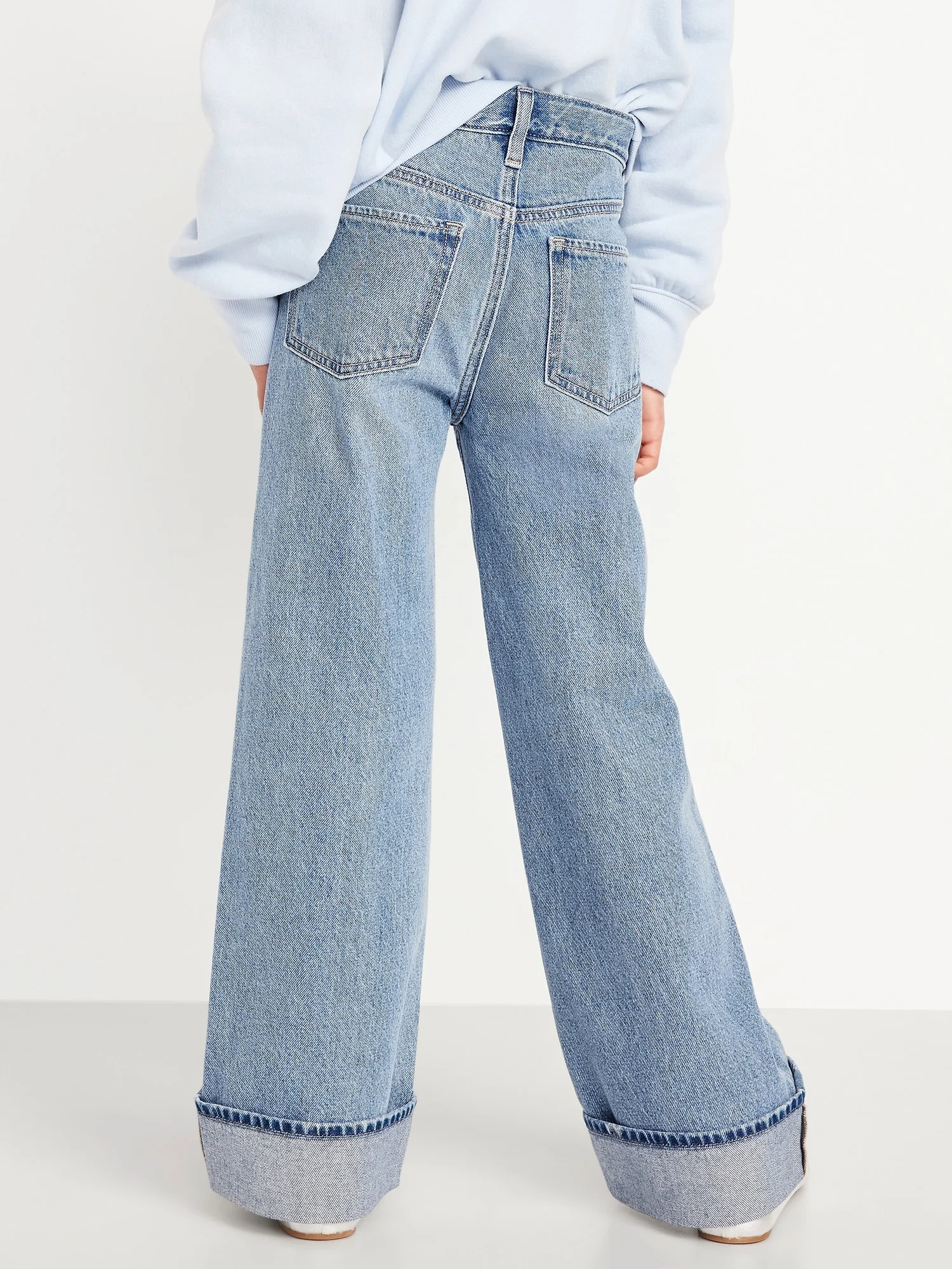OLD NAVY Quần Jean Dài Trẻ Em - Baggy