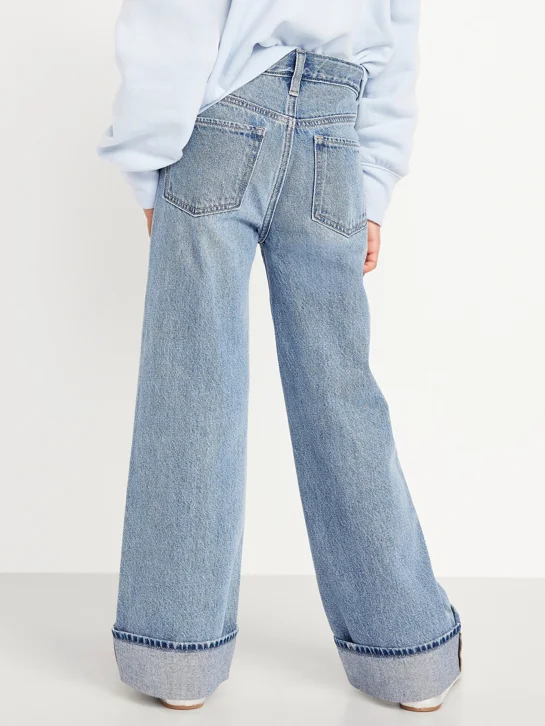 OLD NAVY Quần Jean Dài Trẻ Em - Baggy