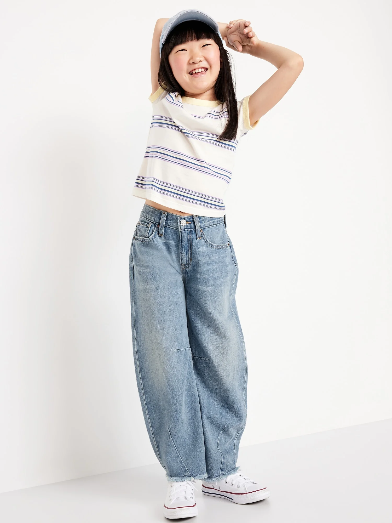 OLD NAVY Quần Jean Dài Trẻ Em - Baggy Barrel-Leg