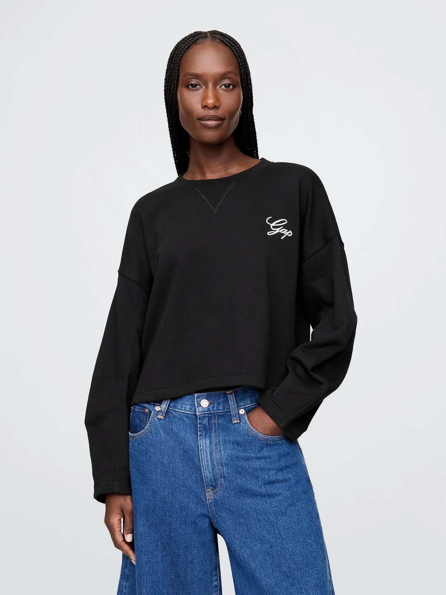 GAP Áo Nỉ Nữ - Oversize