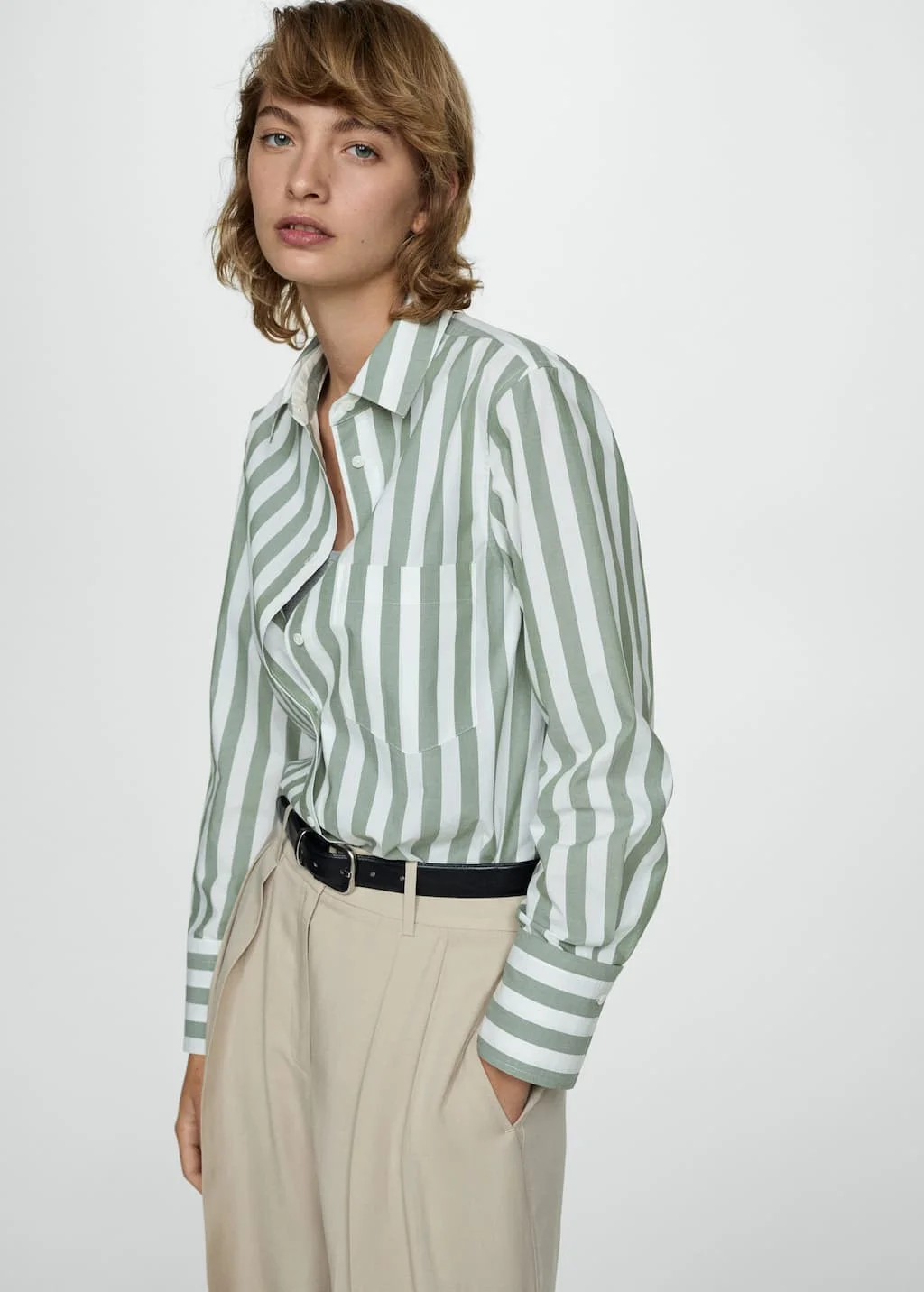 MANGO Áo Sơ Mi Nữ Renoir