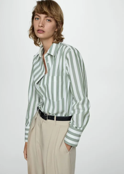 MANGO Áo Sơ Mi Nữ Renoir