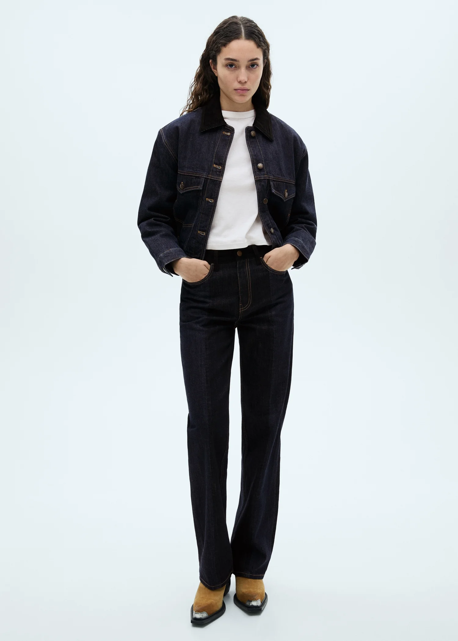 MANGO Quần Jeans Nữ Rita