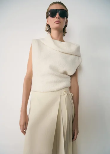 MANGO Áo Kiểu Nữ Collar