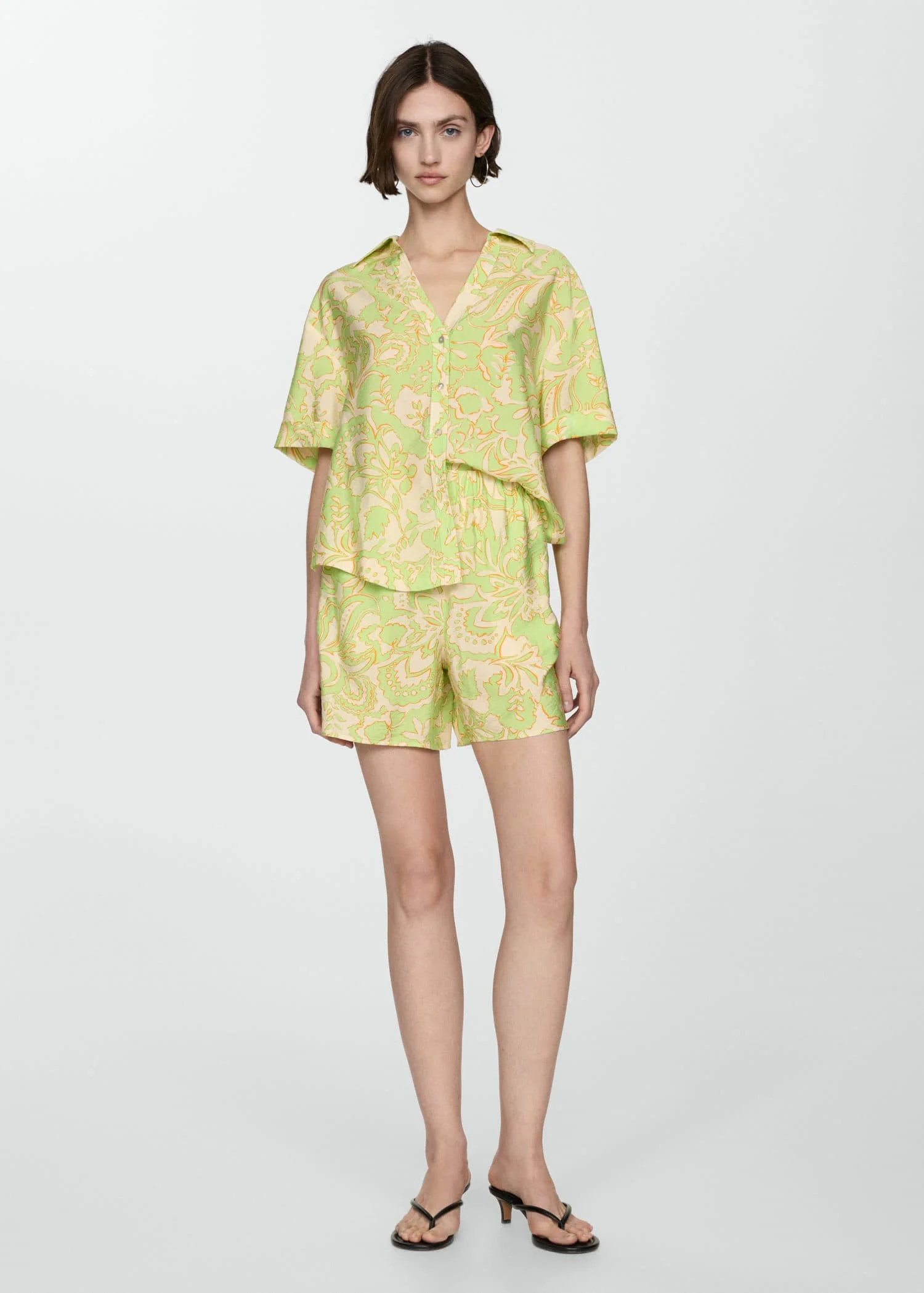 MANGO Quần Ngắn Nữ Clavel
