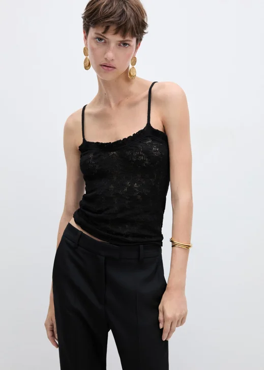 MANGO Áo Kiểu Nữ Nero