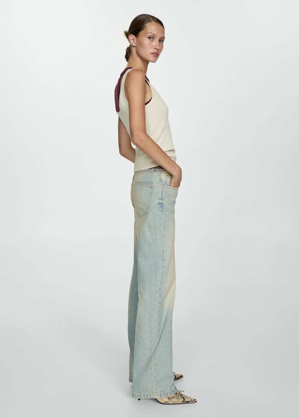 MANGO Quần Jeans Nữ Mira
