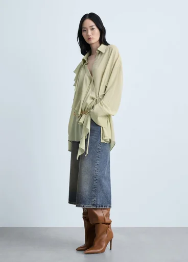 MANGO Quần Ngắn Nữ Hazel
