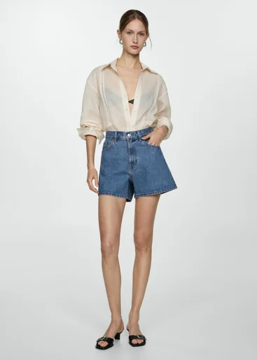 MANGO Quần Ngắn Nữ Zoe