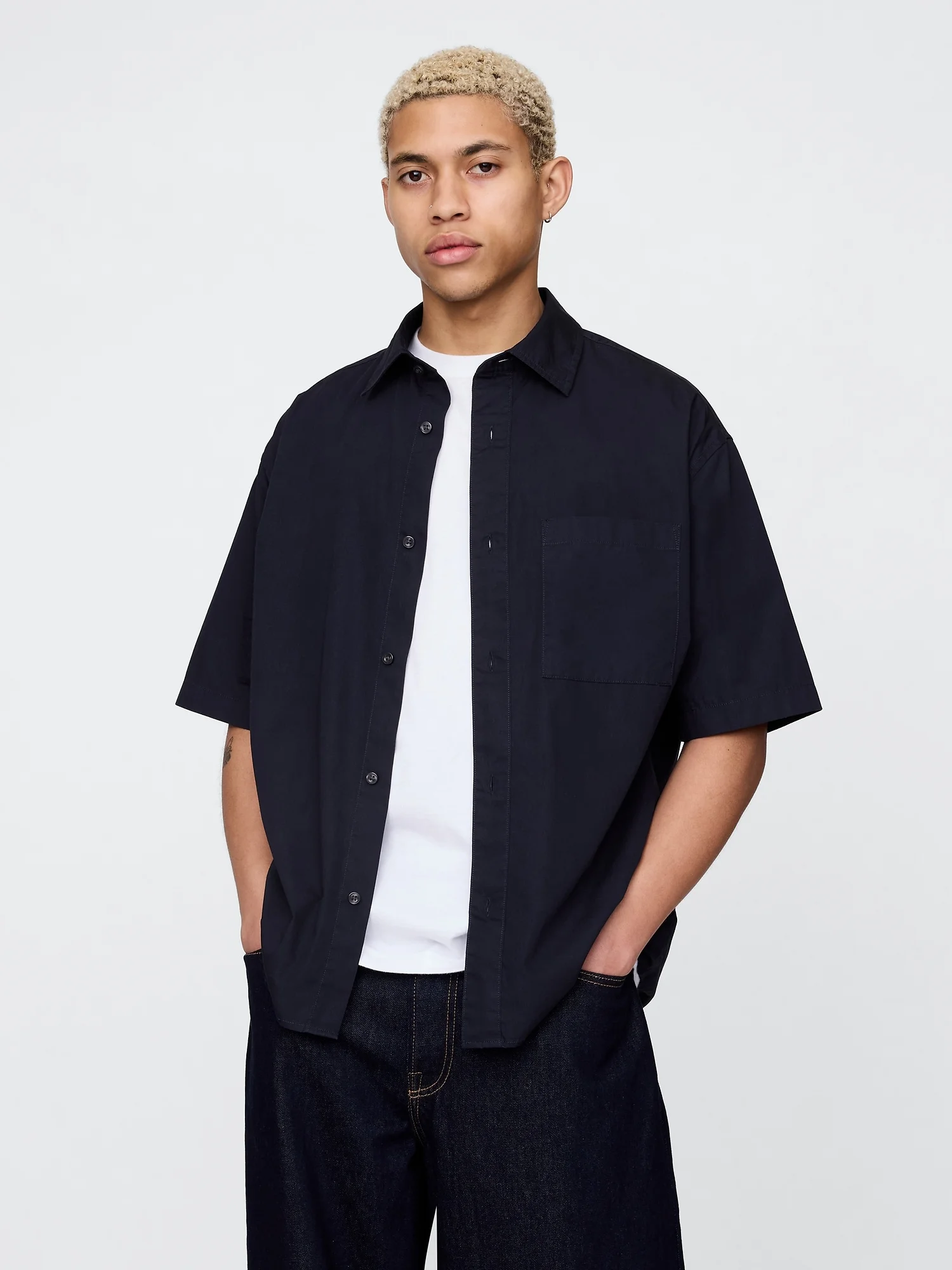 GAP Áo Sơ Mi Nam - Oversized