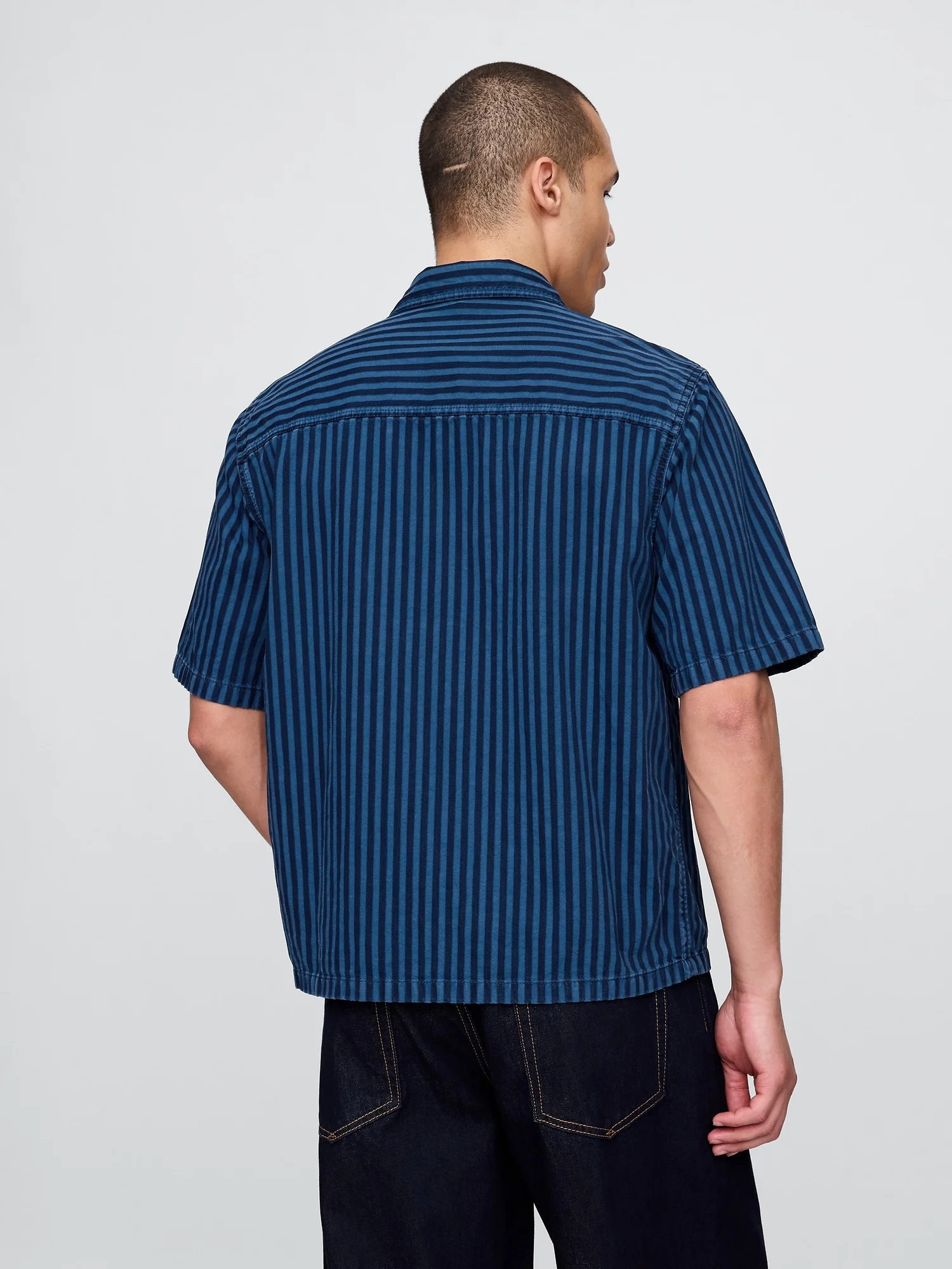 GAP Áo Sơ Mi Denim Nam