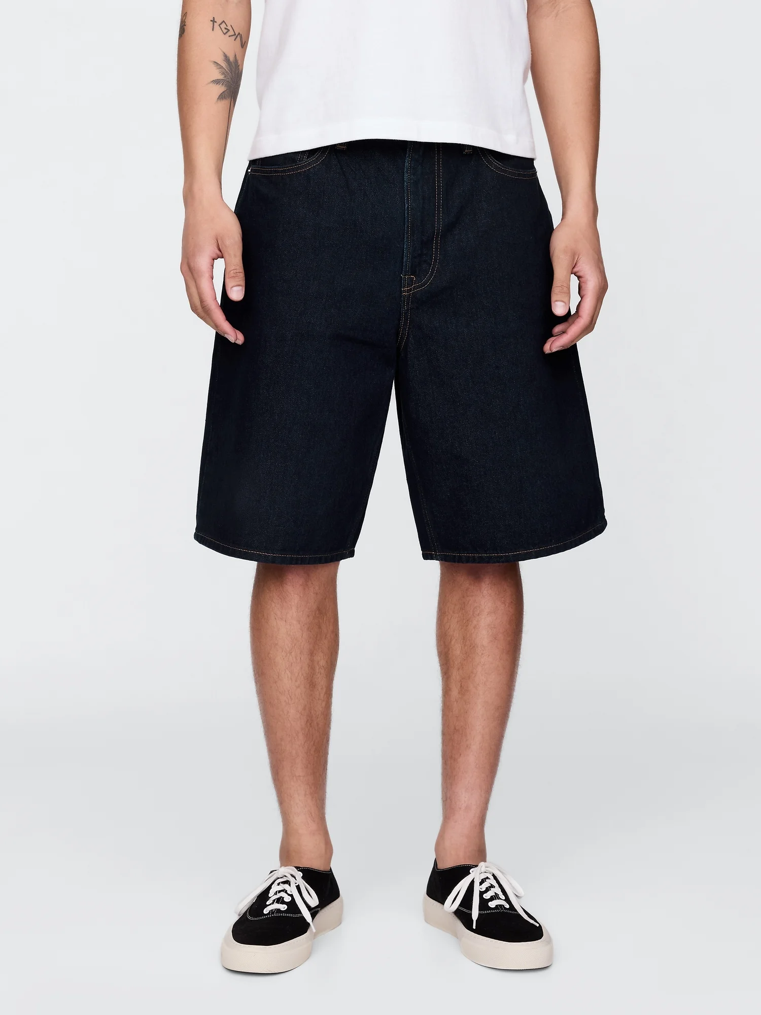 GAP Quần Shorts Jean Nam - Baggy