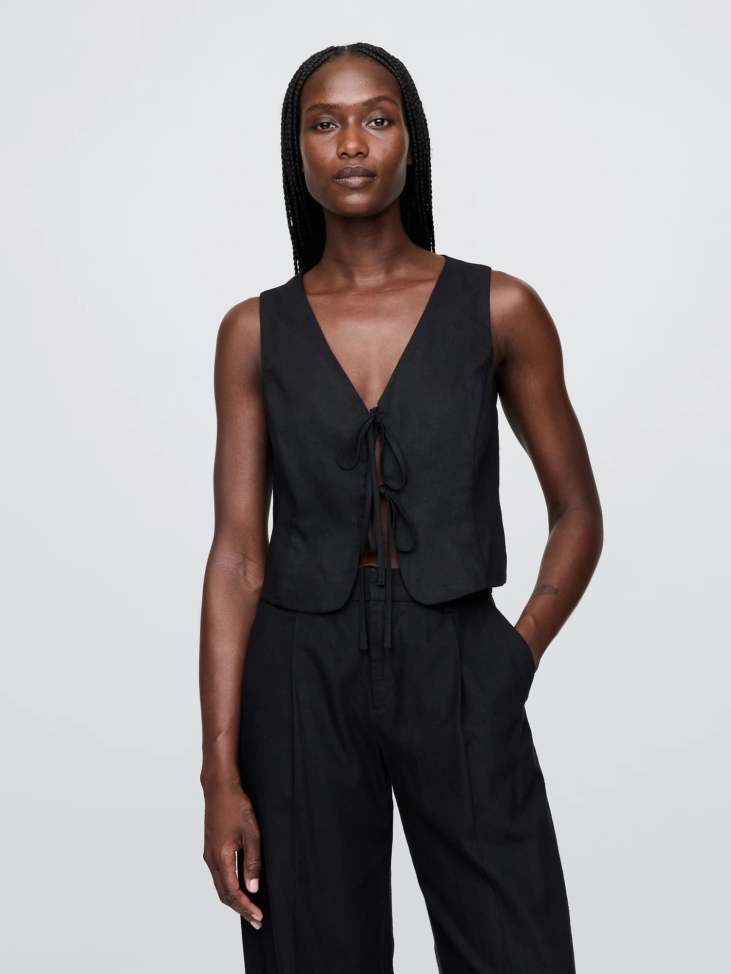 GAP Áo Kiểu Vest Nữ