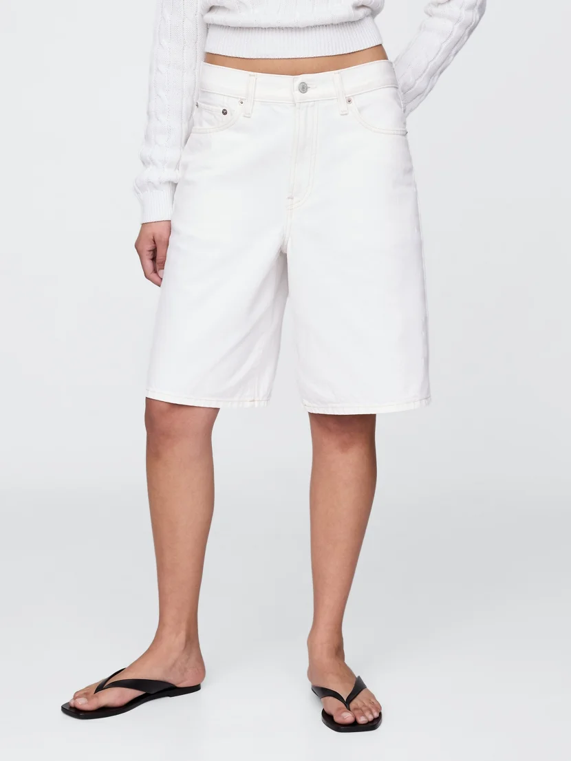 GAP Quần Shorts Jean Nữ