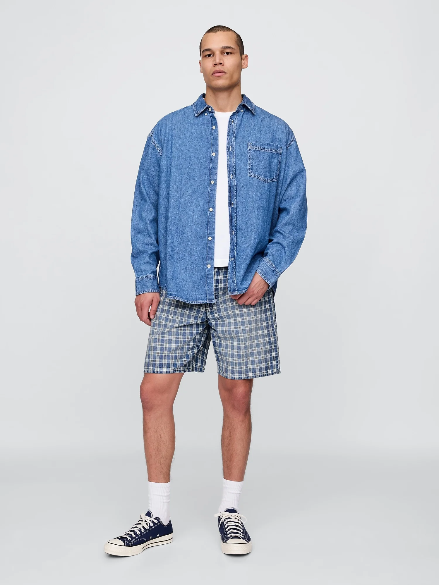 GAP Quần Shorts Jean Nam - Loose