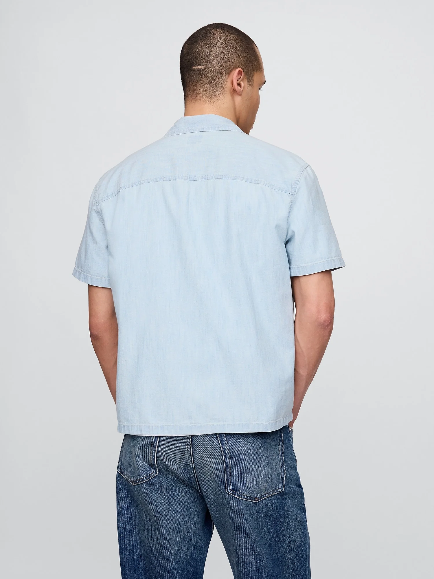 GAP Áo Sơ Mi Denim Nam - Relaxed