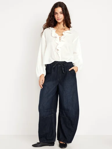 OLD NAVY Quần Jean Dài Nữ