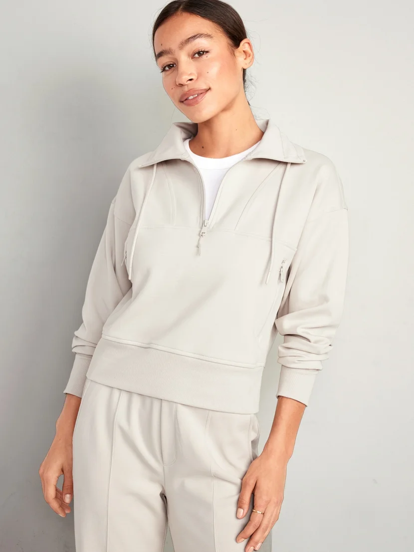 OLD NAVY Áo Khoác Nữ Dynamic Fleece Half Zip
