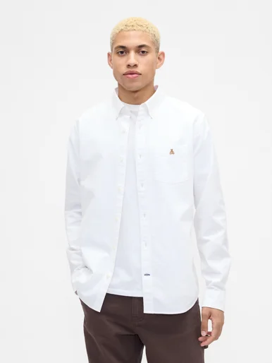 GAP Áo Sơ Mi Tay Dài Nam - Standard Fit