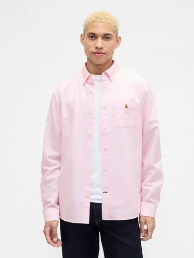 GAP Áo Sơ Mi Tay Dài Nam - Standard Fit
