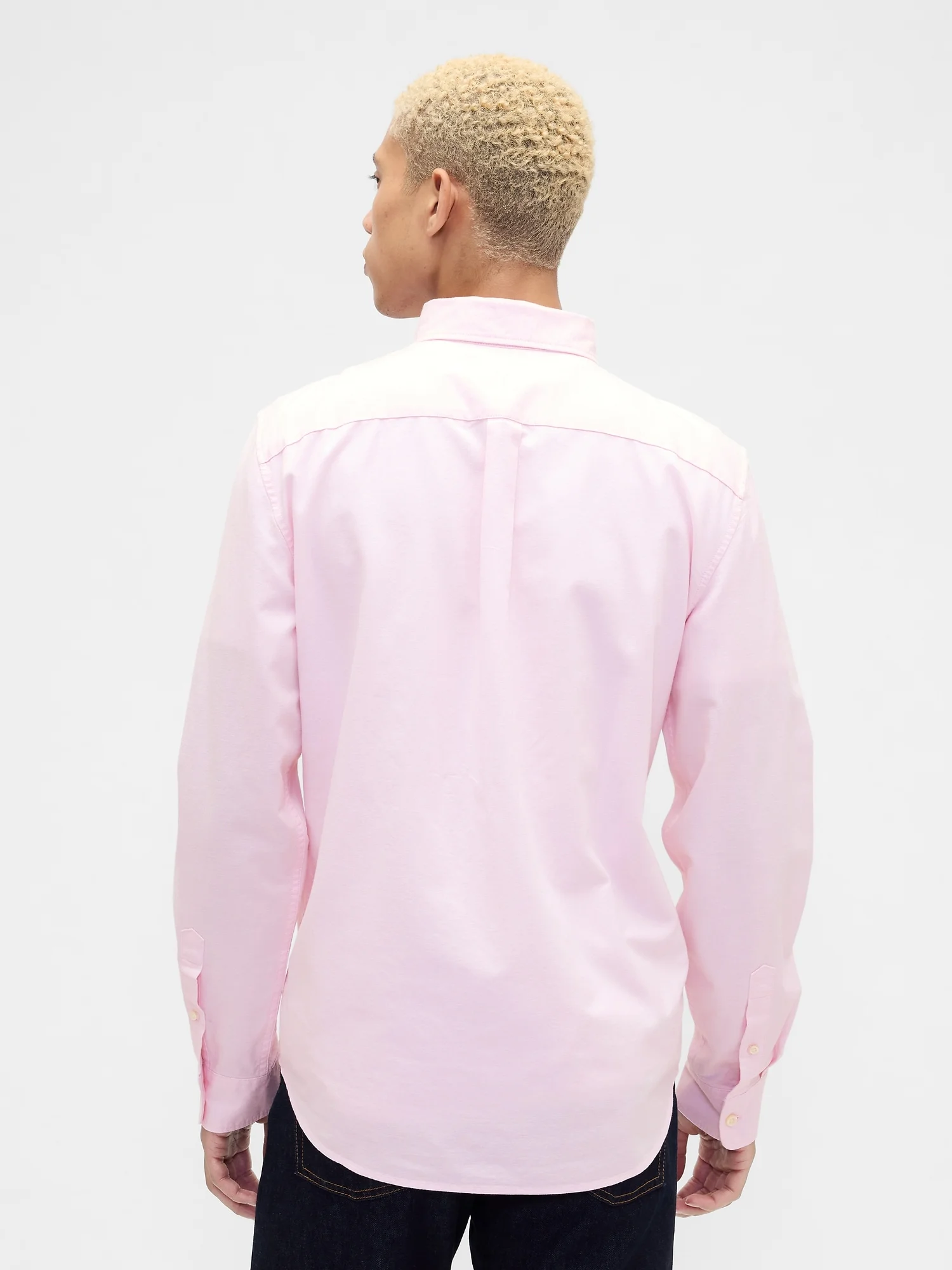 GAP &Aacute;o Sơ Mi Tay D&agrave;i Nam - Standard Fit
