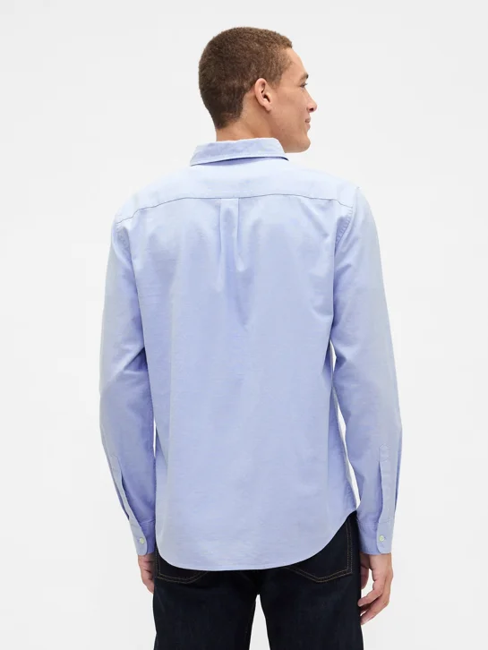 GAP Áo Sơ Mi Tay Dài Nam - Standard Fit
