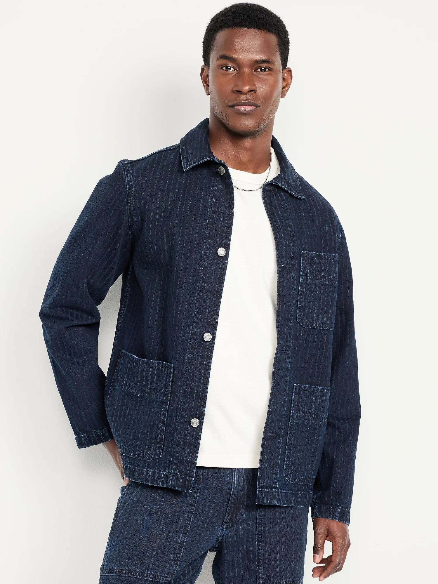 OLD NAVY Áo Khoác Jean Nam