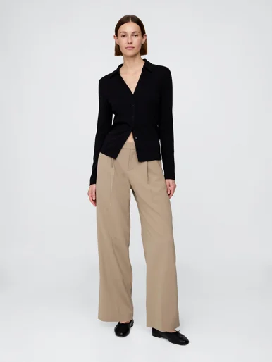 GAP Quần Dài Nữ - Wide Leg