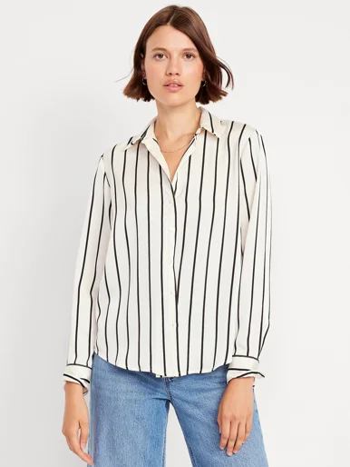 OLD NAVY Áo Sơ Mi Tay Dài Nữ